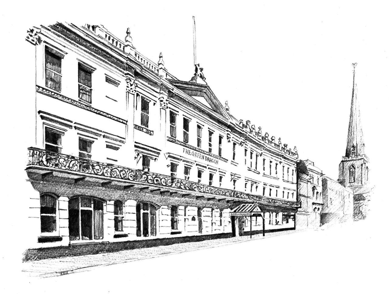The Green Dragon Hotel Hereford Exterior foto